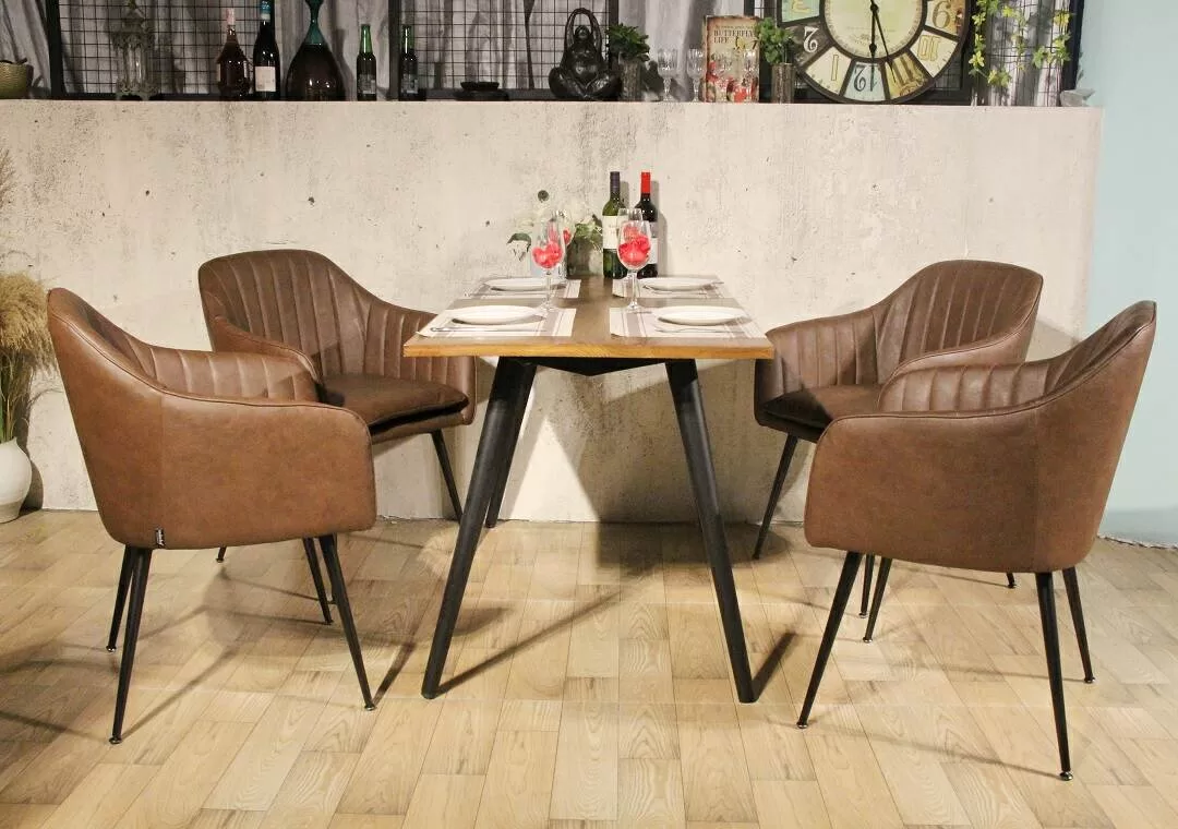 Leather Dining Chairs: